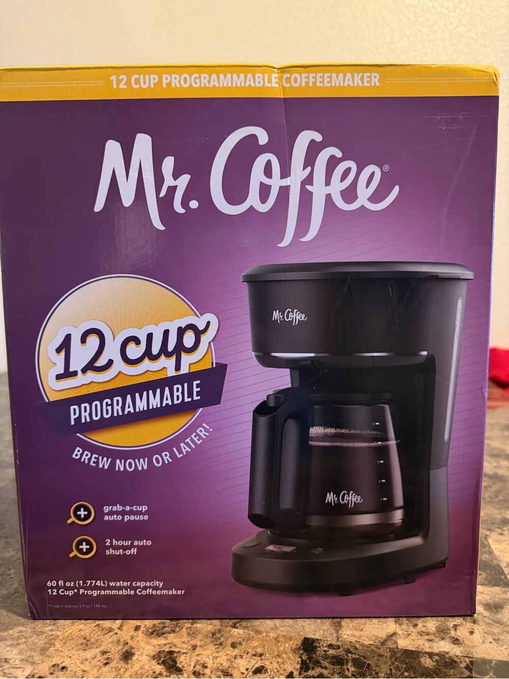 Mr. Coffee 12-Cup Programmable Coffeemaker - Black